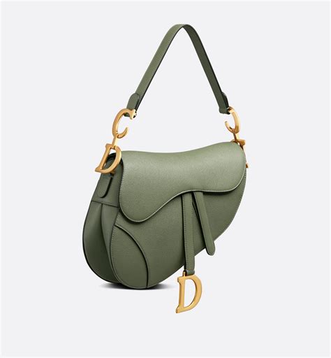 dior saddle bag green|authentic christian Dior saddle bag.